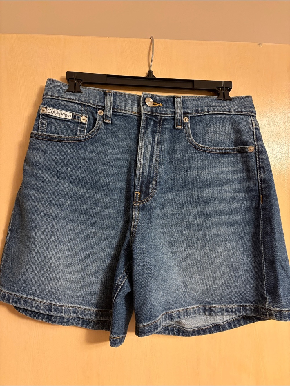 NEW Calvin Klein Blue Denim Shorts Size 27